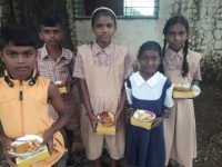 Diwali celebration with school childrens